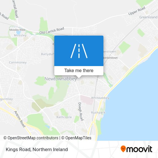 Kings Road map