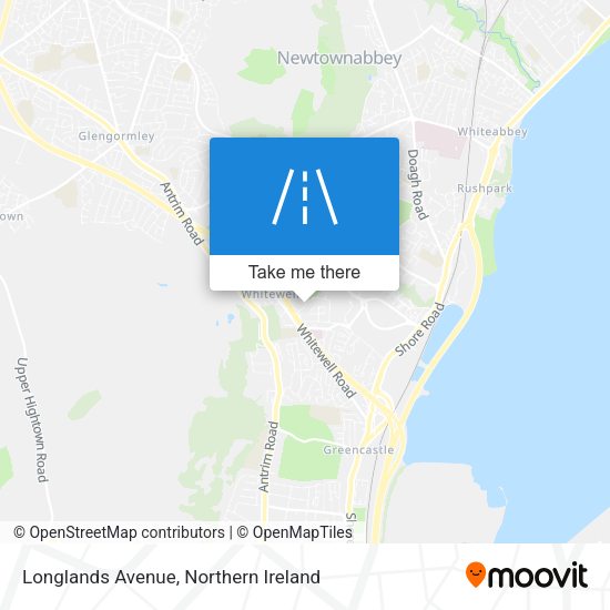 Longlands Avenue map