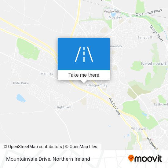Mountainvale Drive map