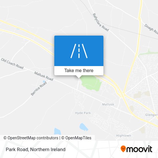 Park Road map