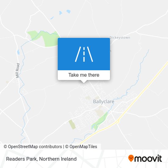 Readers Park map