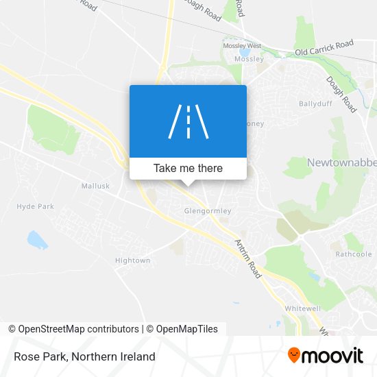 Rose Park map