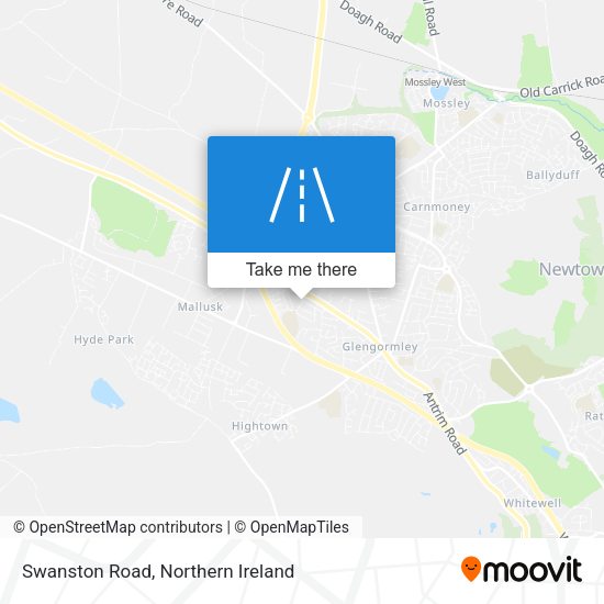 Swanston Road map