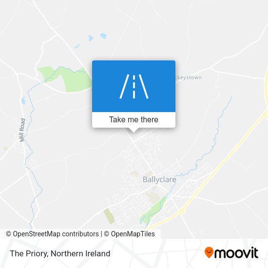 The Priory map