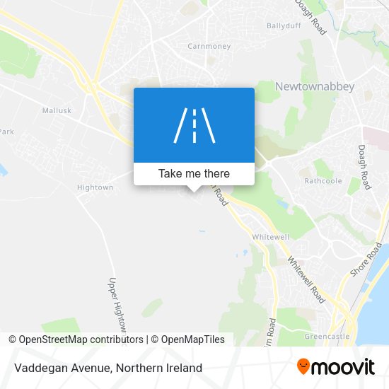 Vaddegan Avenue map