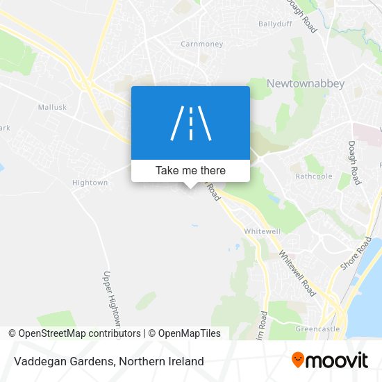 Vaddegan Gardens map