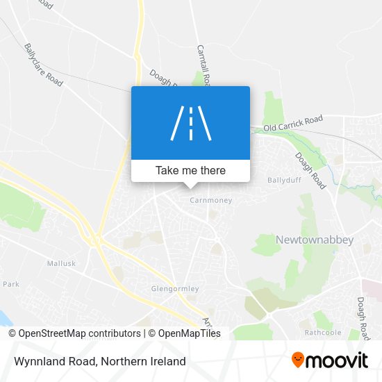 Wynnland Road map