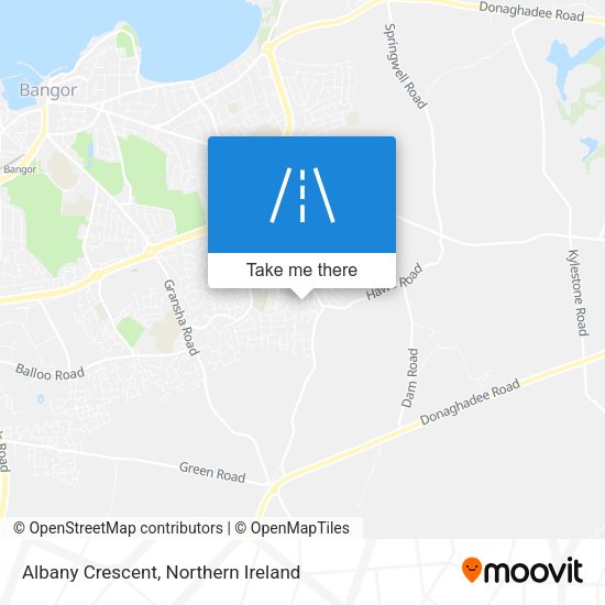 Albany Crescent map