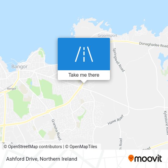 Ashford Drive map
