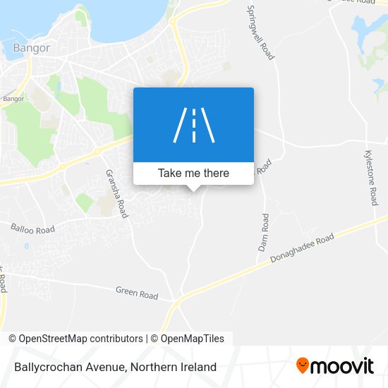 Ballycrochan Avenue map