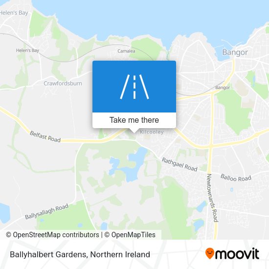 Ballyhalbert Gardens map