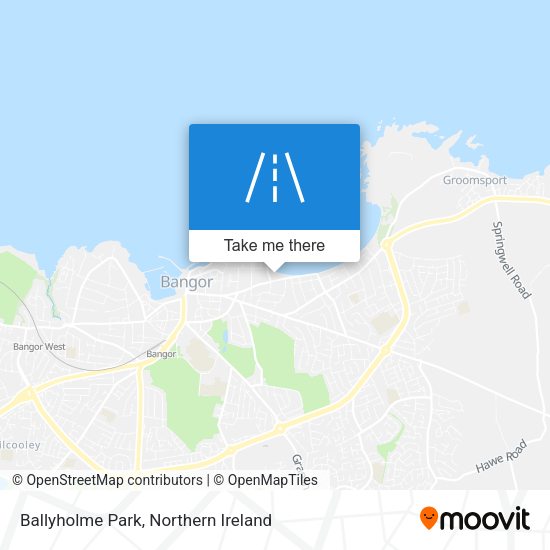 Ballyholme Park map