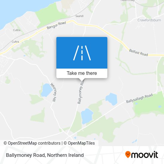 Ballymoney Road map