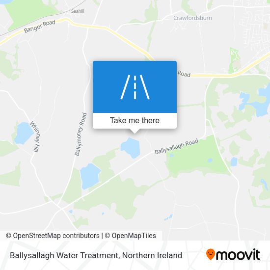 Ballysallagh Water Treatment map