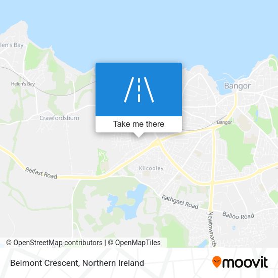 Belmont Crescent map