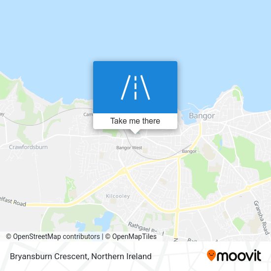 Bryansburn Crescent map