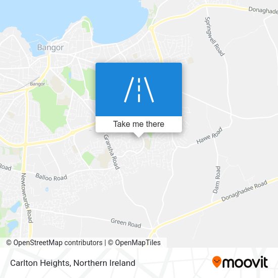 Carlton Heights map