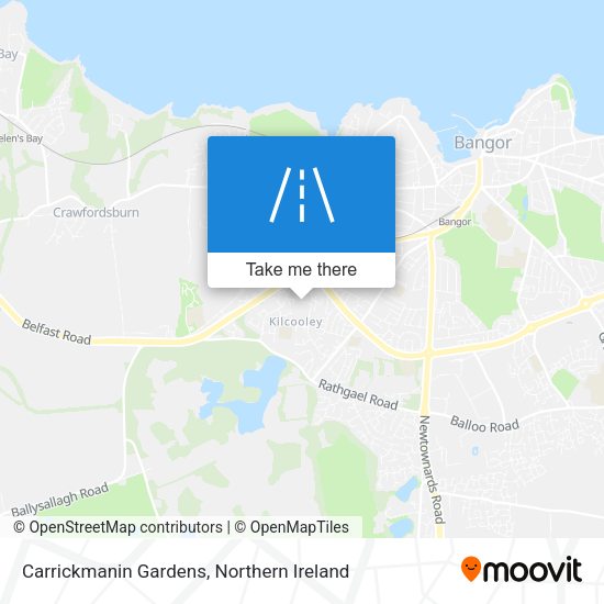 Carrickmanin Gardens map