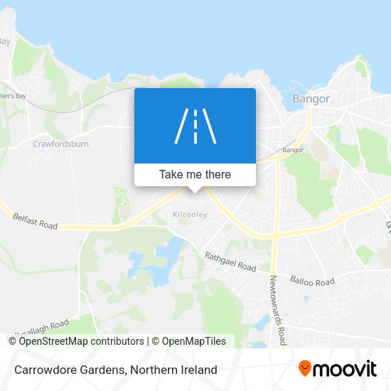 Carrowdore Gardens map