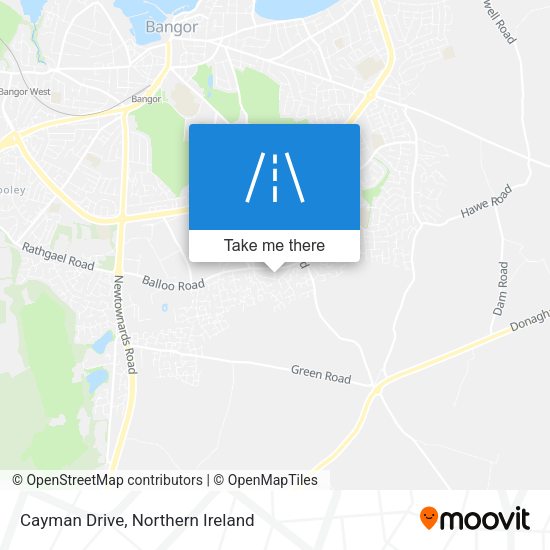 Cayman Drive map