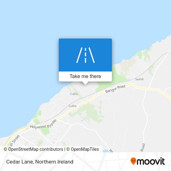Cedar Lane map