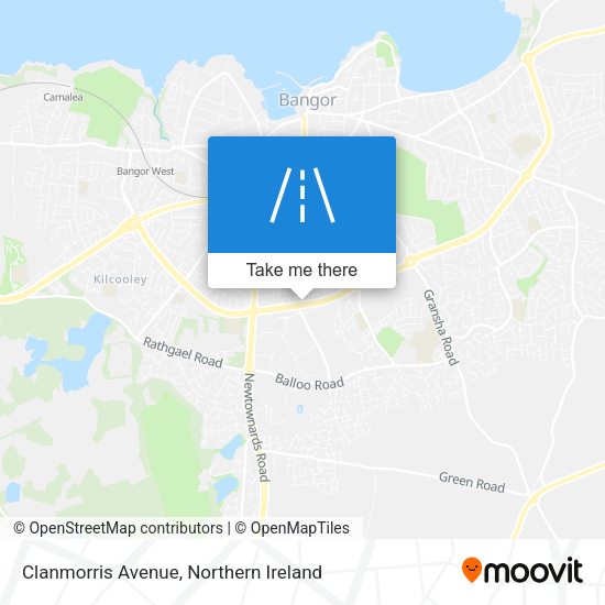 Clanmorris Avenue map