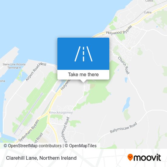 Clarehill Lane map