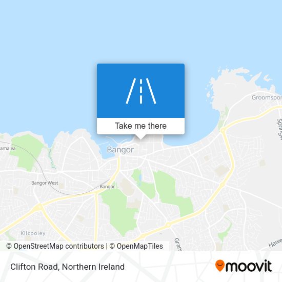 Clifton Road map