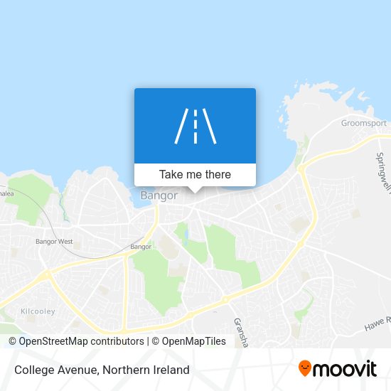 College Avenue map