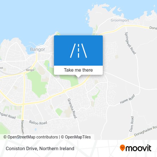 Coniston Drive map