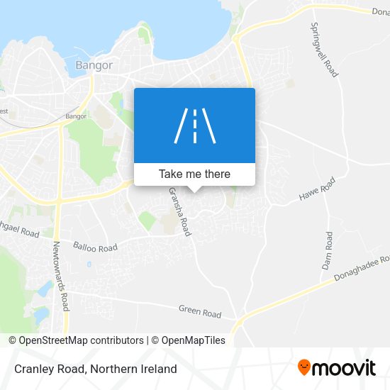 Cranley Road map