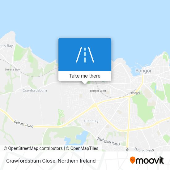 Crawfordsburn Close map