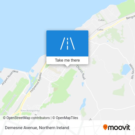 Demesne Avenue map