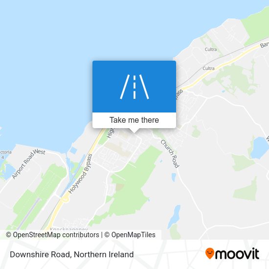 Downshire Road map