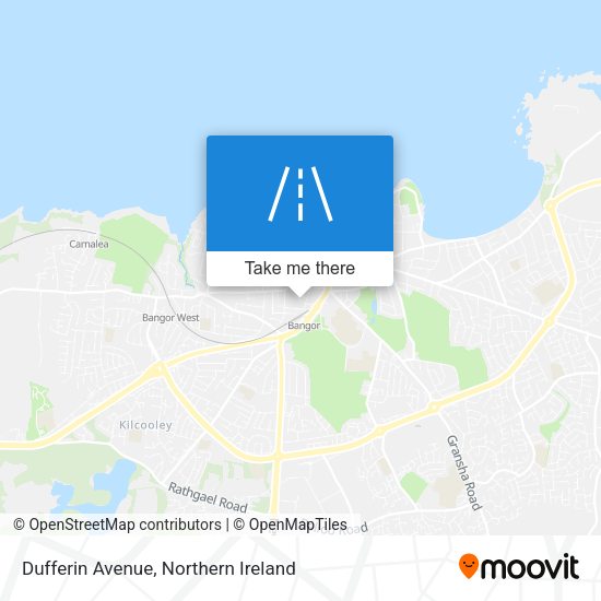 Dufferin Avenue map