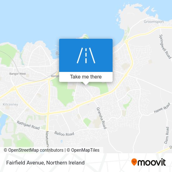 Fairfield Avenue map