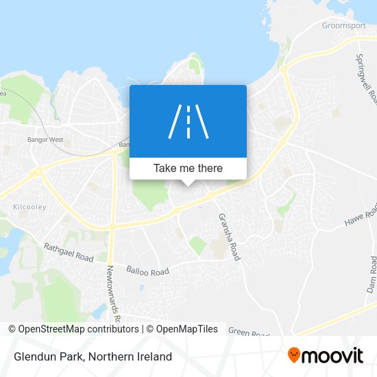 Glendun Park map