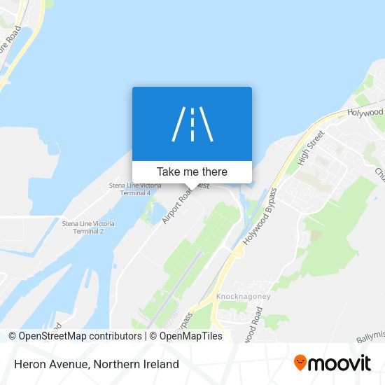 Heron Avenue map