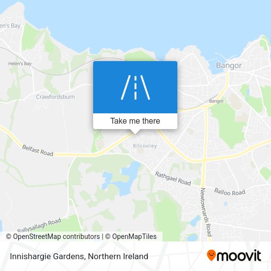 Innishargie Gardens map