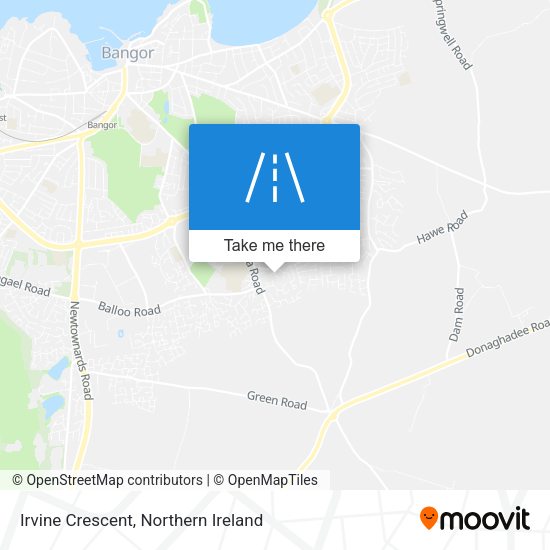 Irvine Crescent map
