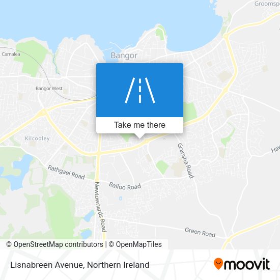 Lisnabreen Avenue map
