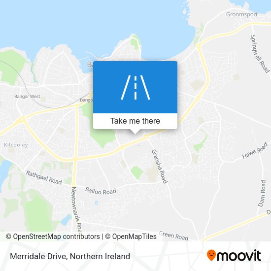 Merridale Drive map