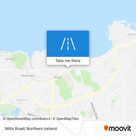 Mills Road map