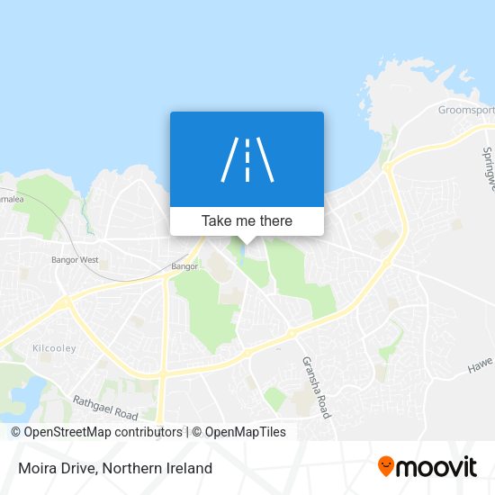 Moira Drive map
