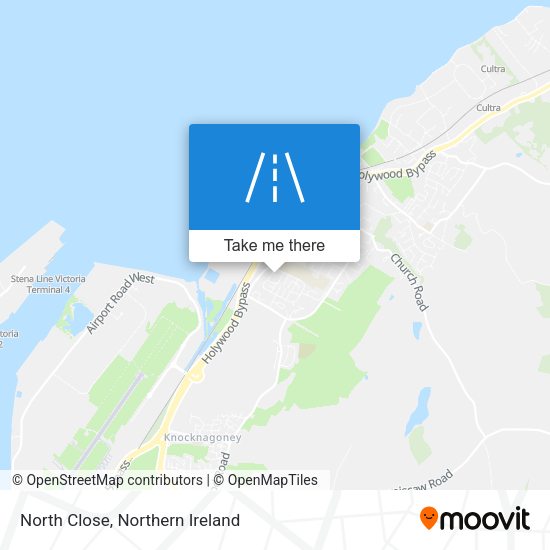 North Close map
