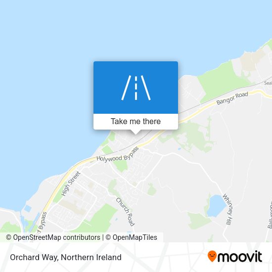 Orchard Way map