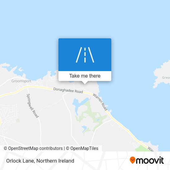Orlock Lane map