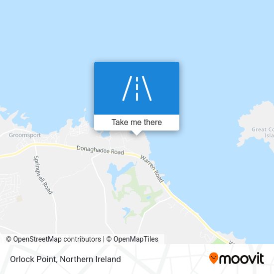 Orlock Point map