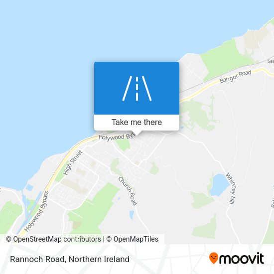 Rannoch Road map