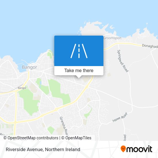 Riverside Avenue map
